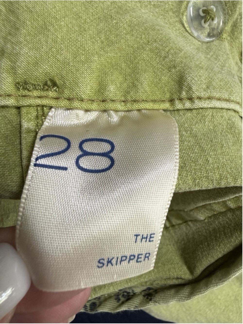 ANTHROPOLOGIE PILCRO THE SKIPPER HIGH RISE CROP PATCH POCKET PANTS MOSS Sz 28 - Picture 12 of 14